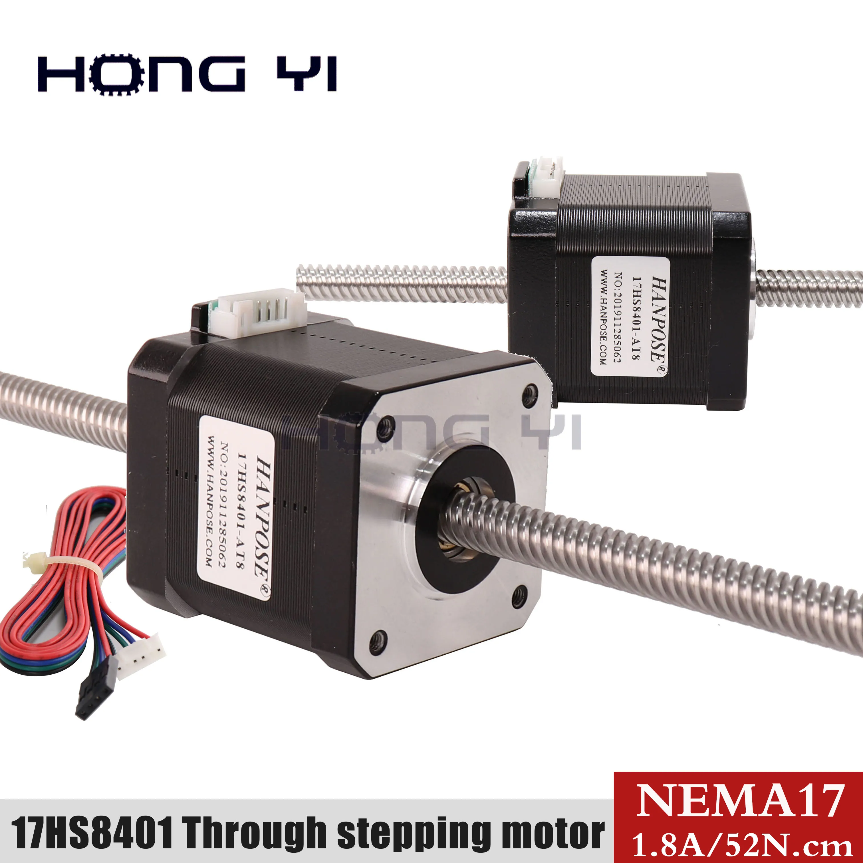 17hs4401 S T8x8 Nema 17 Lead Screw Stepper Motor Linear Actuators 40mm 1 7a 40n Cm