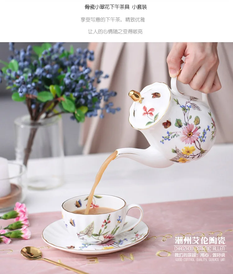 de café cerâmica, British Afternoon Tea Cup, elegante estilo europeu