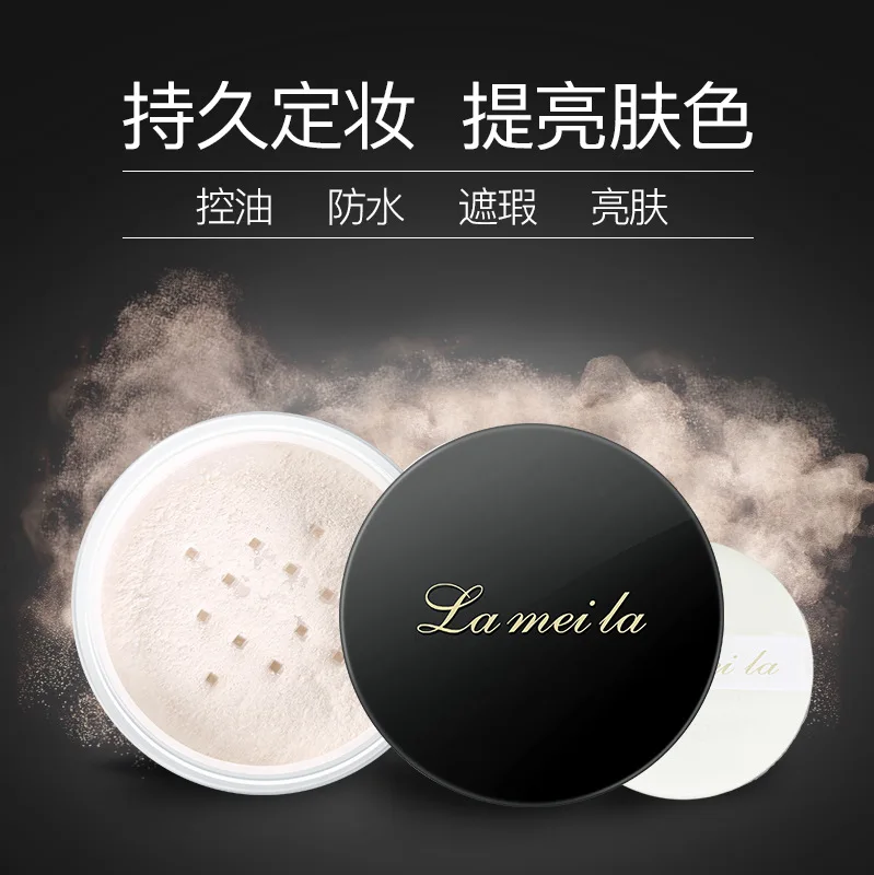 Loose Powder Whitening Soft Light Silk Face Concealer Skin Finish Powder Translucent Matte Foundation Make Up Set