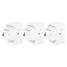 BCH8-40M 4P 40A 230V 50/60 Гц бытовой AC Контактор В соответствии с стандартом с ручным Управление переключатель Din Rail AC Контактор 4NO 2NO/2NC 4NC