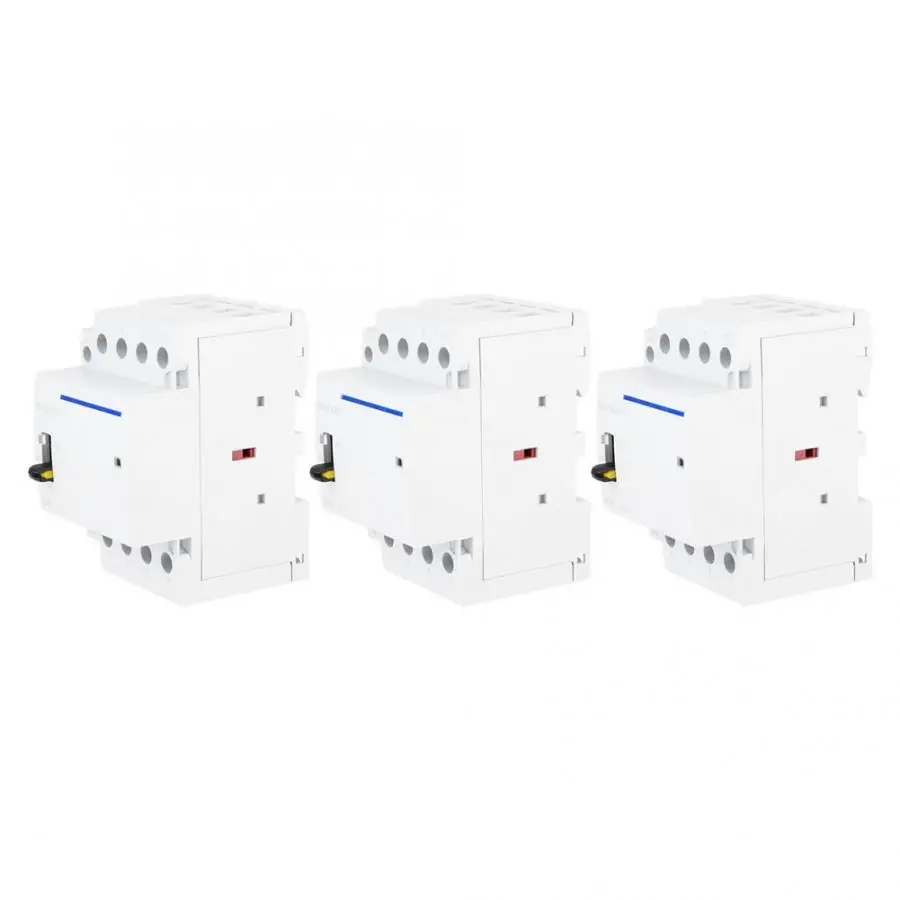 

BCH8-40M 4P 40A 230V 50/60HZ Household AC Modular Contactor with Manual Control Switch Din Rail AC Contactor 4NO 2NO/2NC 4NC