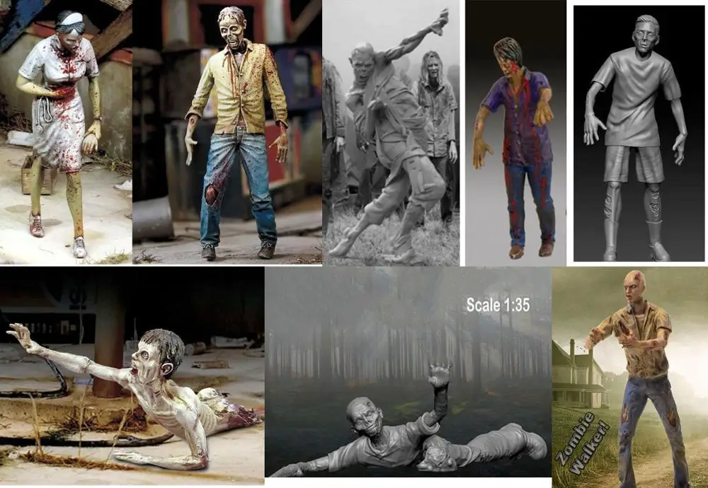 

1/35 Resin Figure Building Kit Zombie