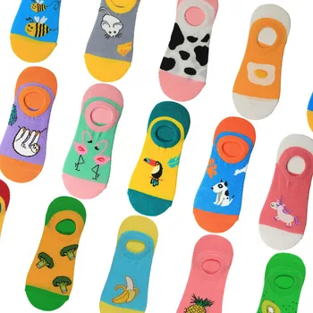 

1 pair men socks cotton funny crew socks cartoon animal happy fruit dog women socks novelty gift socks for spring autumn