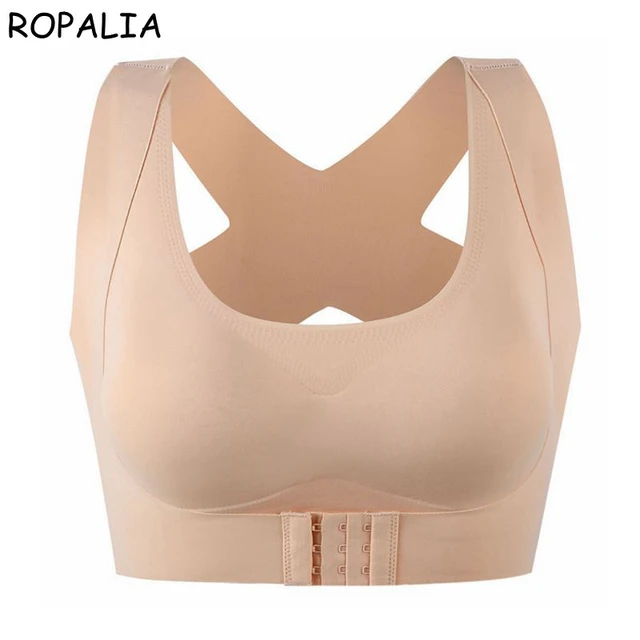 Women Posture Corrector Bra Shockproof Sports Support Fitness Vest  Underwear Cross Back Corset Push Up Bralette