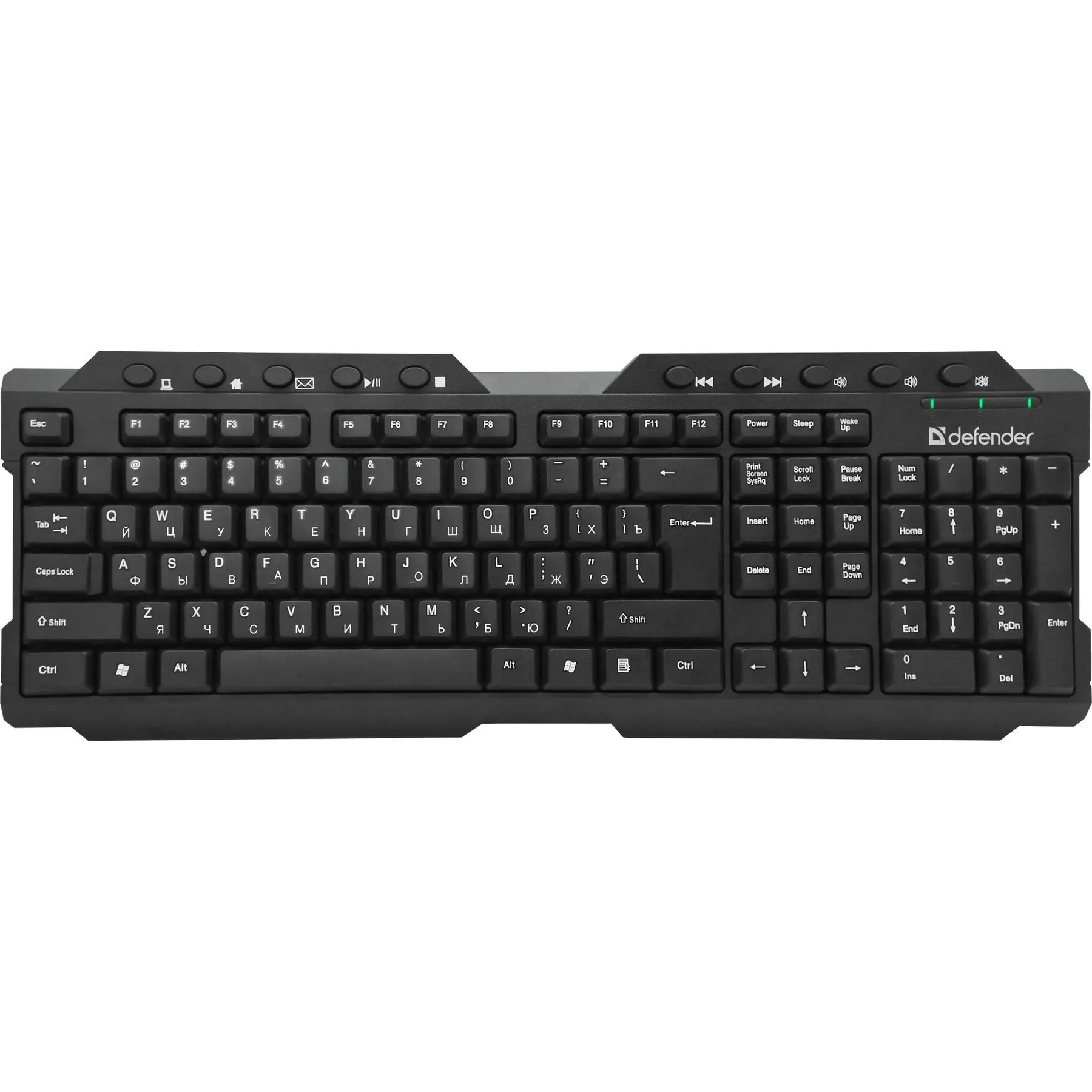 Клавиатура Defender Element HB 195 черный|Клавиатуры| |