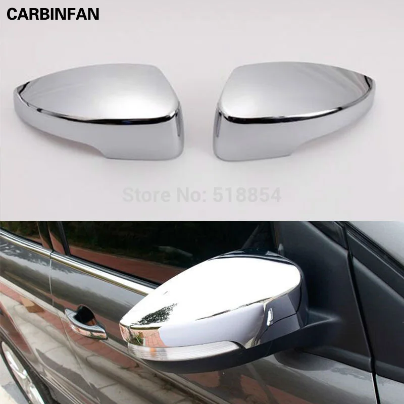 FIT FOR FORD ESCAPE KUGA 2013 2014 2015 2016 CHROME SIDE DOOR MIRROR REAR VIEW TRIM COVER CAP OVERLAY MOLDING GARNISH GUARD | Автомобили и