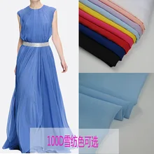 Шифоновая ткань, однотонная, яркие цвета, свадебная ткань подкладки для одежды, юбка, платье из тюля DIY, материал 100D, шифон