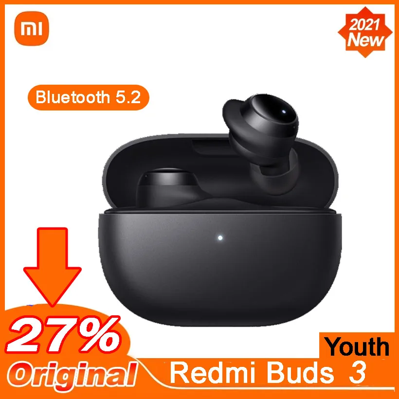 TWS-наушники Xiaomi Redmi Buds 3 Youth Lite Edition с поддержкой Bluetooth 5 2 и сенсорным управлением |