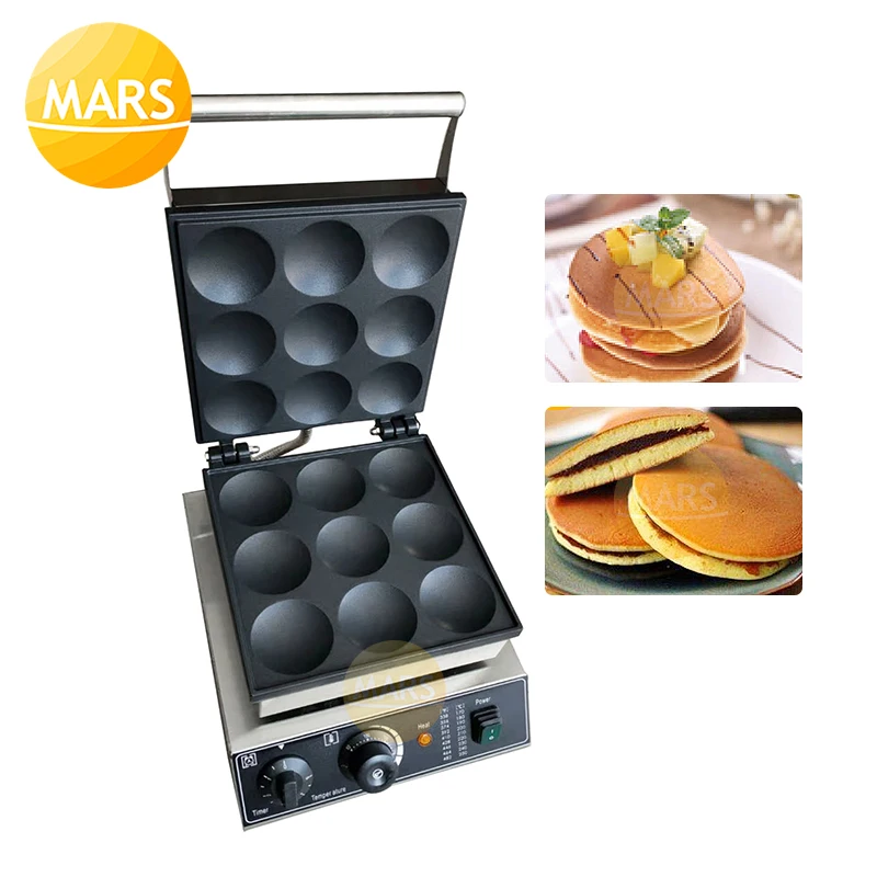 Fabricantes De Pan Comercial 9 Hoyos Dorayaki Pancake Maker Machine
