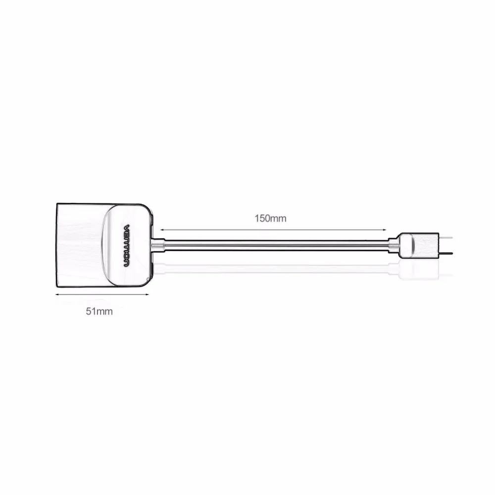 Vention type-C Интерфейс VGA адаптер конвертер кабель аналоговый видео аудио 1080p тип-c штекер VGA Женский для компьютера