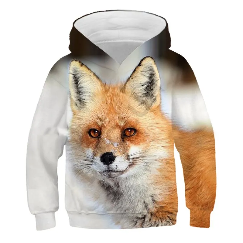 toddler hoodie boy Children's Clothing 3D Fox Hoodie Kids Pullover Girls Sweatshirt Boys Hoodies Clothes For Teen Baby Boy Clothes Toddle Jumper kids sweatshirts