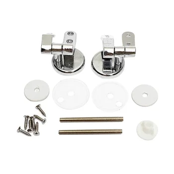 

Zinc Alloy Seat Hinge Toilet Lid Installation Connector Toilet Lid Hinge Installation Accessories Replacement Part Home Hardware
