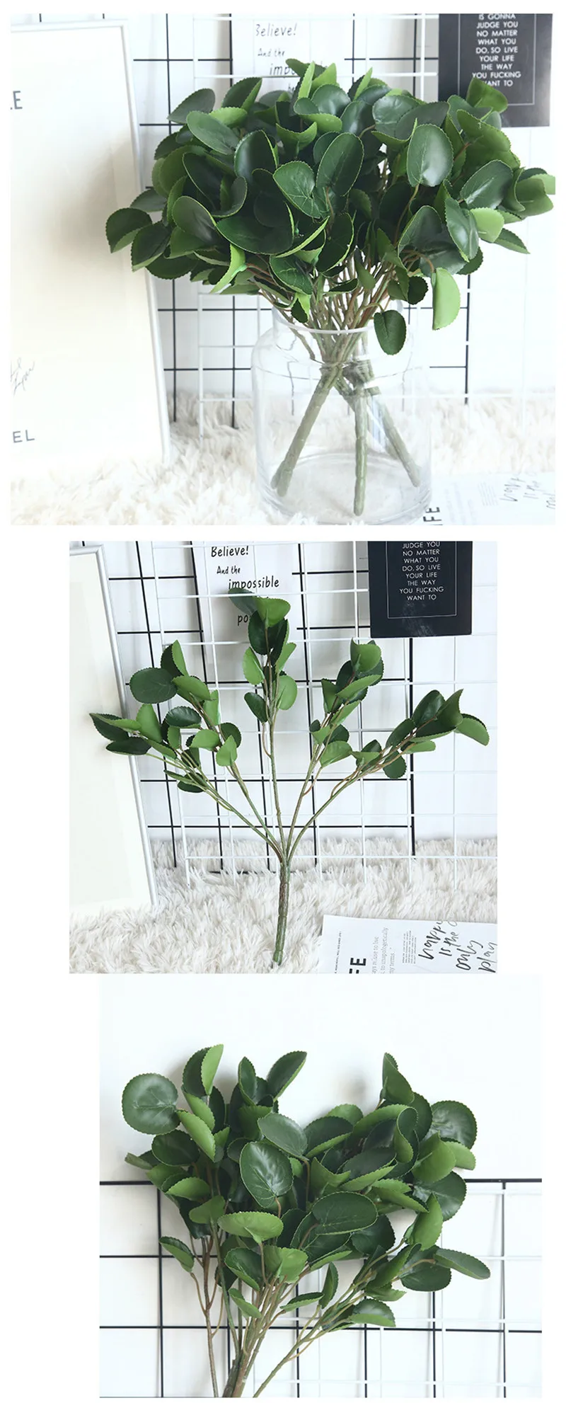 Настоящее прикосновение искусственное растение от производителя, украшение для дома, свадебное цветочное настенное растение, настенный искусственный зеленый растение