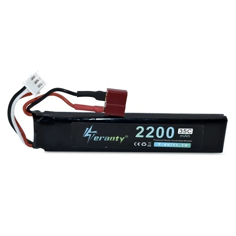 7,4 в водяной пистолет Lipo аккумулятор+ зарядное устройство 2S 2200mAh 35C для AKKU мини страйкбол BB Воздушный пистолет электрические игрушки RC части 452096#101 мм