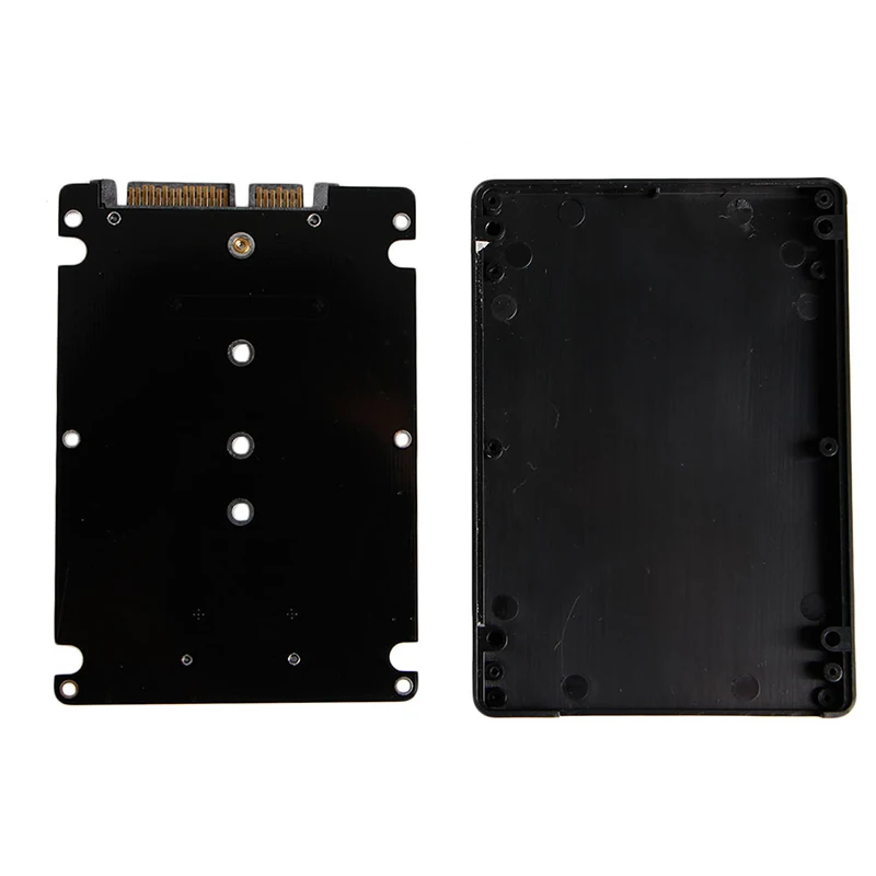 

B+M Key Socket 2 M.2 NGFF (SATA) SSD to 2.5 SATA Adapter Card with Case New AXYF