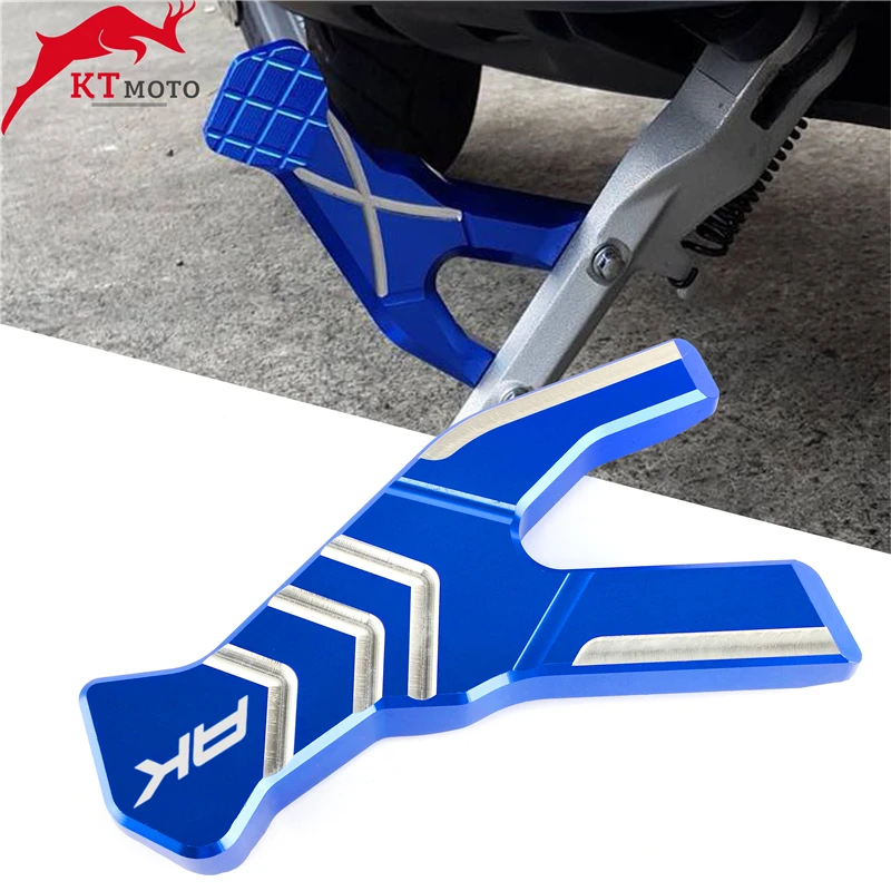 For KYMCO AK550 AK 550 2017-2022 2021 Motorcycle CNC Kickstand Side Column auxiliary Seat Fast&ampFashion Accessories | Автомобили и