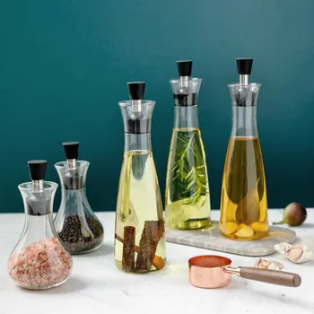 

Seasoning Bottle Nordic Heat-resistant Glass Oil Pot Leak-proof Small Oil Bottle Home Kitchen Supplies Soy Sauce Bottle