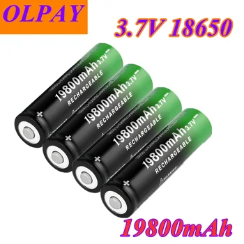 

10PCS 18650 3.7V 19800mAh Rechargeable Battery For Flashlight Torch headlamp Li-ion Rechargeable Battery drop shipping