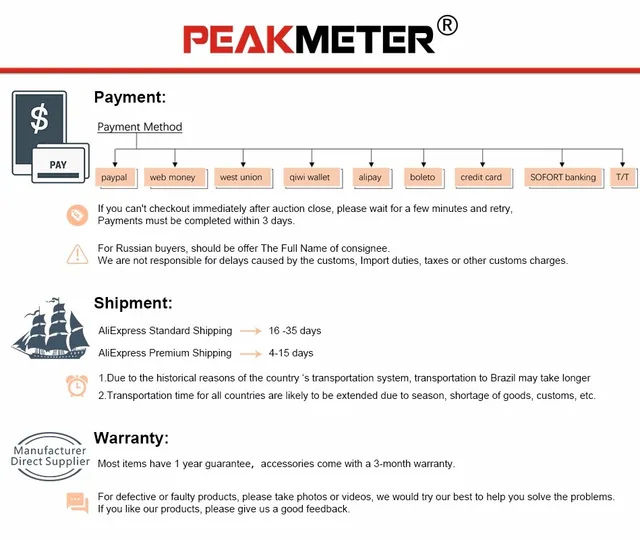 Peakmeter PM6508 MS6508 High Accuracy Digital ambient air temperature  Thermometer Humidity Meter hygrometer dew point - AliExpress