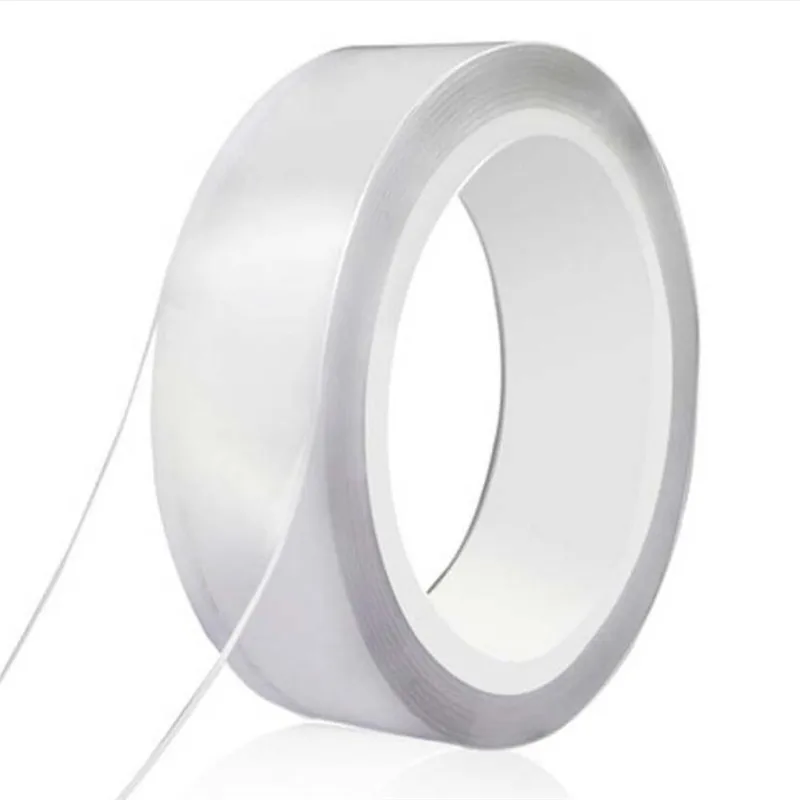 1/2/3/5meters Nano magic Tape Double Sided Tape Transparent NoTrace Reusable Waterproof Adhesive Tape Cleanable Home gekkotape