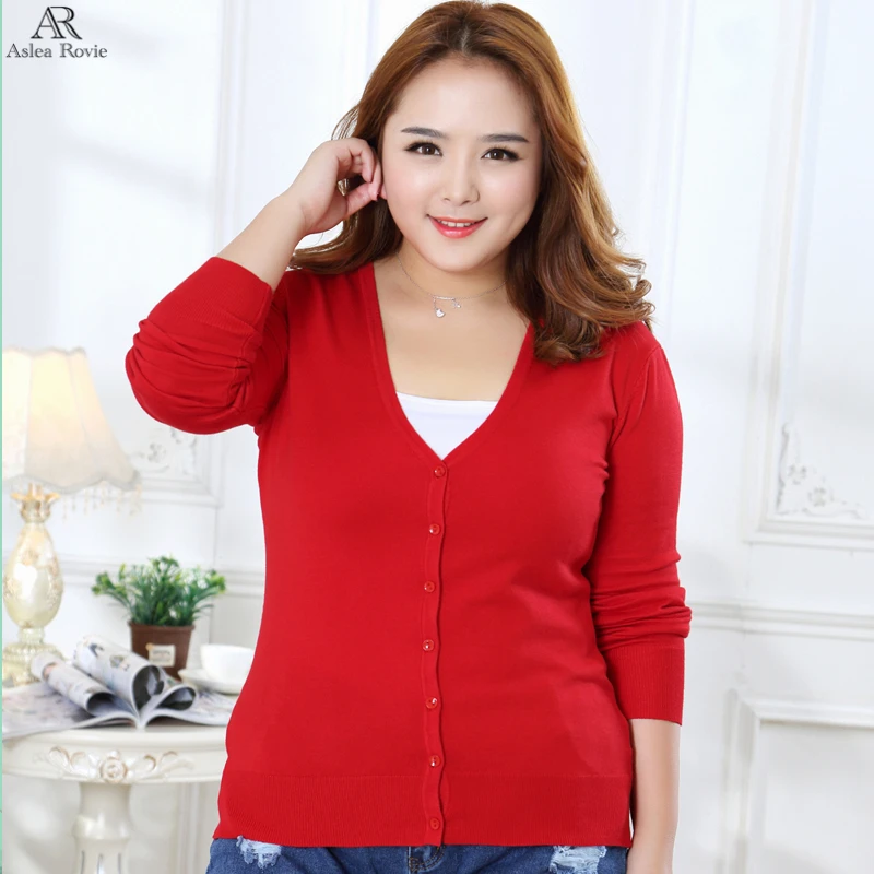 Las mujeres suéter Cardigan de talla grande capa de suéter de punto de ganchillo Mujer Casual cuello en V Chaquetas de punto Mujer Tops 4XL 5XL