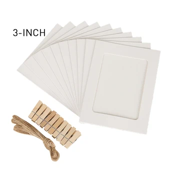 

10PCS DIY Photo Frame Wooden Clip Paper Picture Holder Wall Decoration For Wedding 2019 Graduation Party Photo Booth Props