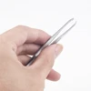 1PCS Eyebrow Hair Tweezers Professional Eyebrow Hair Removal Tweezer Flat Tip Tool Stainless Steel Convenient Small No Rust 2