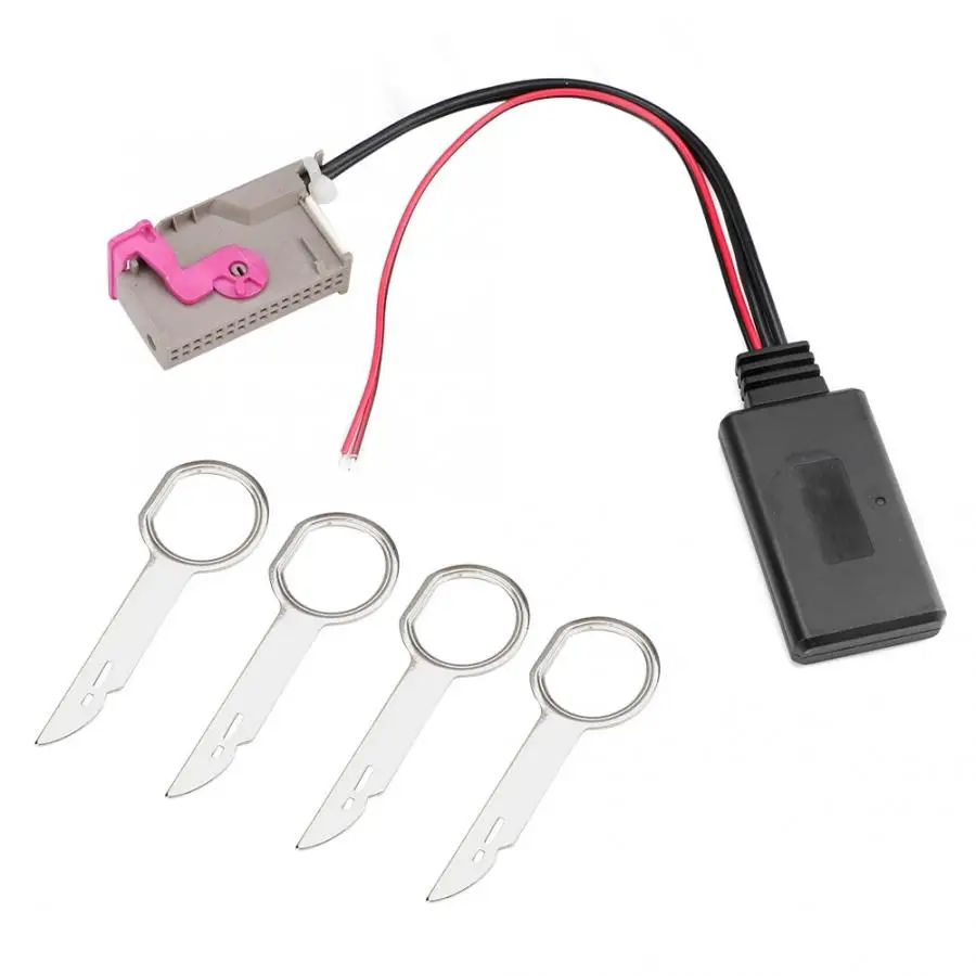 32Pin автомобильный беспроводной Bluetooth Aux кабель адаптер Bluetooth аудио приемник музыкальный адаптер подходит для Audi A3 A4 A6 A8 TT R8 RNS-E