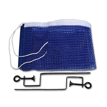 

Outdoor Universal Table Tennis Net Gym Replacement Sport Supplies Portable Foldable Pingpong Mesh with 2 Iron Stand