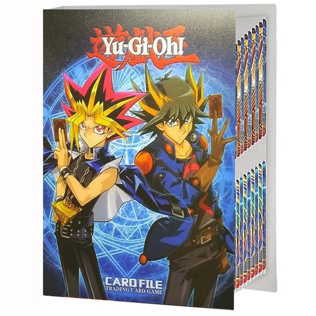 Yugioh – Album porte-cartes, livre de dessin animé Yu Gi Oh, collection de  cartes de jeu, carnet de notes, classeur chargé, jouets pour enfants, 240  pièces - AliExpress