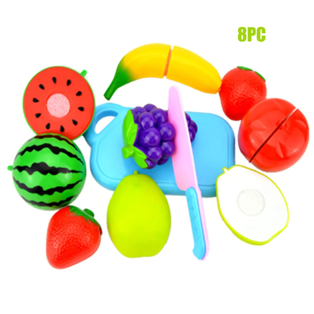 Дети ролевые игры кухня фрукты овощи еда игрушка резка набор подарок играть развивающие игрушки резка фрукты овощи еда игрушка