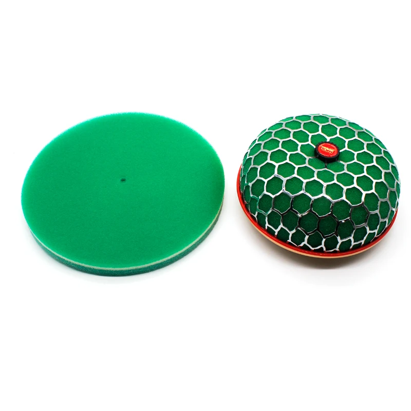 DEFT Universal 250mm Air Filter Foam 3Layer Filter Sponge Element Suitable Mushroom Air Cleaner Replacement Green Sponge