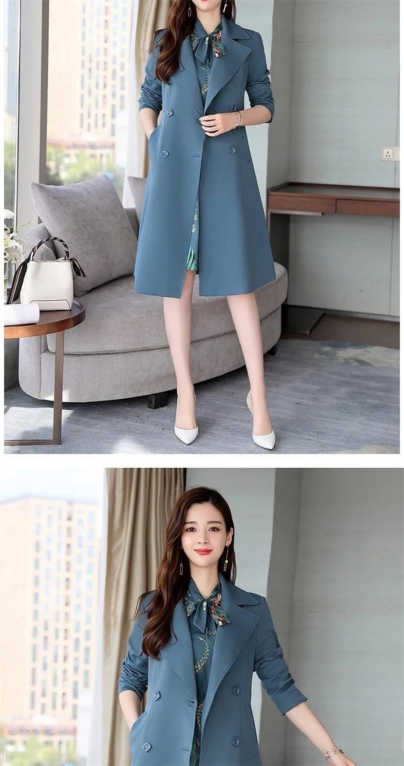 Women Knee Length Dress Suit 3
