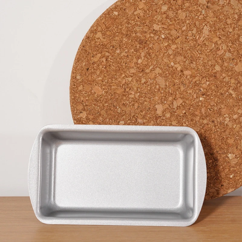 3/6Pcs Mini Toast Bread Mold Carbon Steel Loaf Baking Pan Nonstick Bread Cake Mold Rectangle Fruit Pie Baking Tray For Kitchen