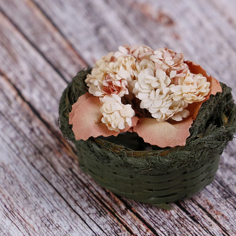 1:12 Кукольный домик Миниатюрный цветок в корзина для кукол подарок на день рождения кукольный домик украшение дома Декор для гостиной кукольные игрушки