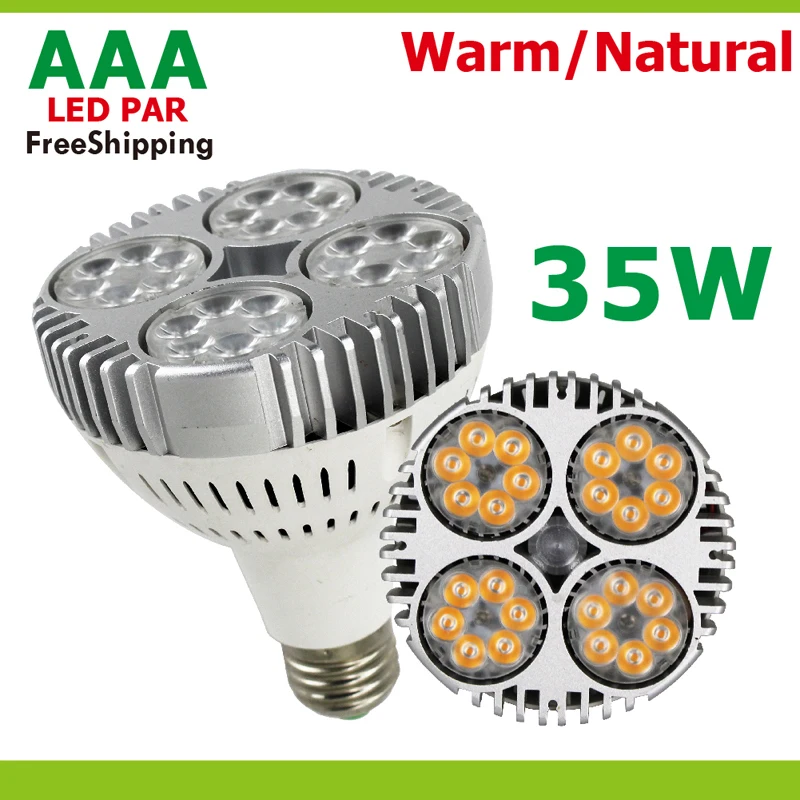 

PAR30 LED Bulb Spot Light E27 35W LED Lighting Lamp Warm /Natural /Cold White Aluminum 80V-260V Indoor Lights
