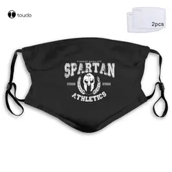 SPARTA GYMER Trainer Spartaner 300 Fitness Sporter Face Mask Filter Pocket Cloth Reusable Washable