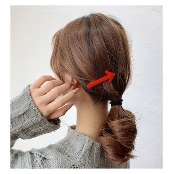 

2Pcs/SetSpring And Summer Arrow Hairpin Candy Color Ins Simple Funny Hair Duckbill Clip Hair Accessories