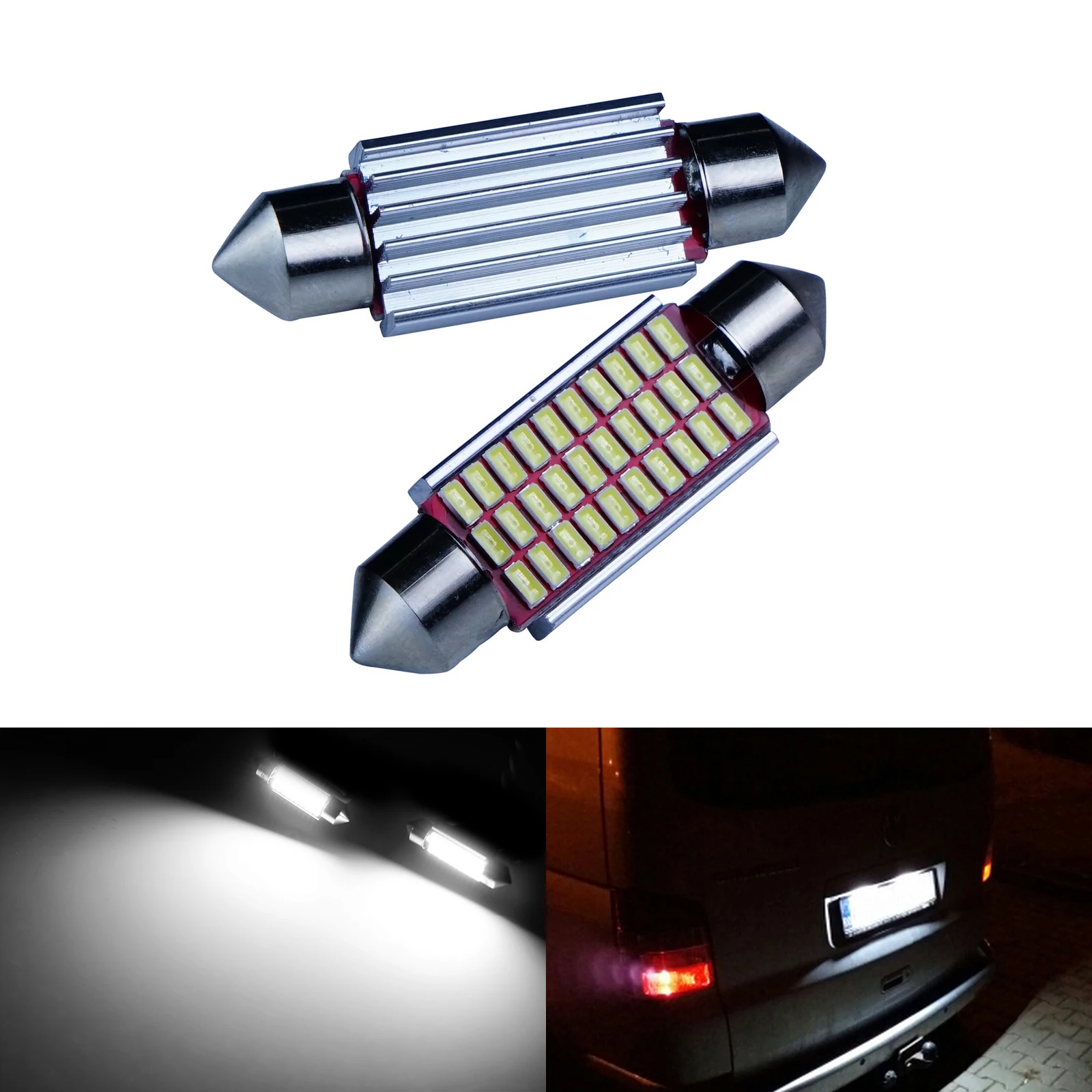 2x C5W C10W SV8.5 гирлянда светодиодный лампы 39 мм интерьер светильник 12V ошибок |