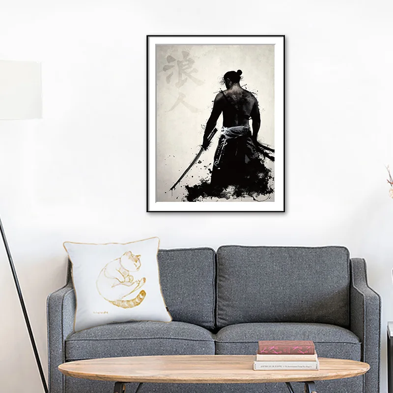 

Manufacturers Decorative Painting Frame Painting Black And White Japan Samurai Computer Airbrush Painting AliExpress Amazon Wish