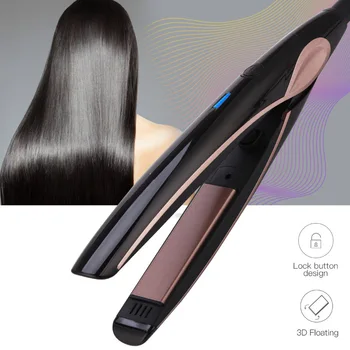 

Hair Straighteners 2 in 1 Ceramic Flat Iron and Curling Iron with LCD Display Straightners Curls Adjustable Temperature