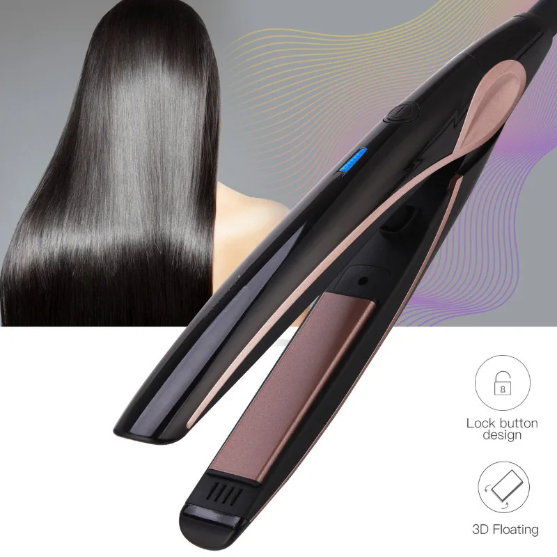 Alisadores de Cabelo Ferro e Curling Ferro com Display 2 em 1 Cerâmica Plana Straighteners Curls Ferros Lcd 2 High Quality Beleza e saúde