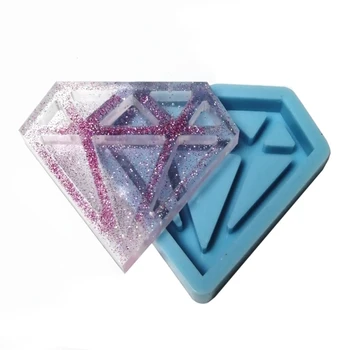 

Diamond Resin Shaker Molds Diamond Shape Quicksand Casting Molds Epoxy Resin Shaker Mold DIY Pendant Jewelry Craft Tools