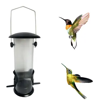 

Rainproof Refillable Bird Feeders Hanging Type Outdoor Pet Bird Seeds Food Feeder Tree Garden Snacks Bucket Feed Station