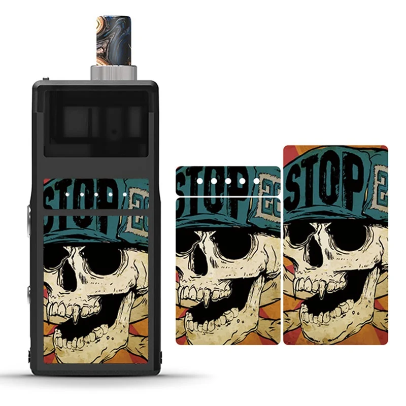 ПВХ наклейка для Smoant Pasito протектор человеческий скелет череп растение е-чехол для сигареты Чехол пленка защита кожи наклейка для Smoant