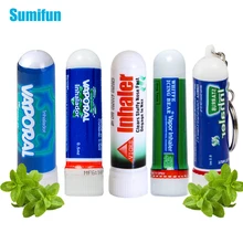 

Sumifun 5Types of Thailand Nasal Inhaler Mint Cream 100% Original Nasal Essential Oils Rhinitis Nose Cold Cool Herbal Ointment