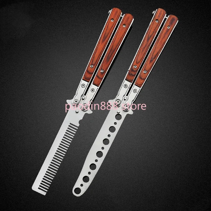JL27 Butterfly Trainer Knife 440c Jilt Knife Not Sharp Outdoor Camping
