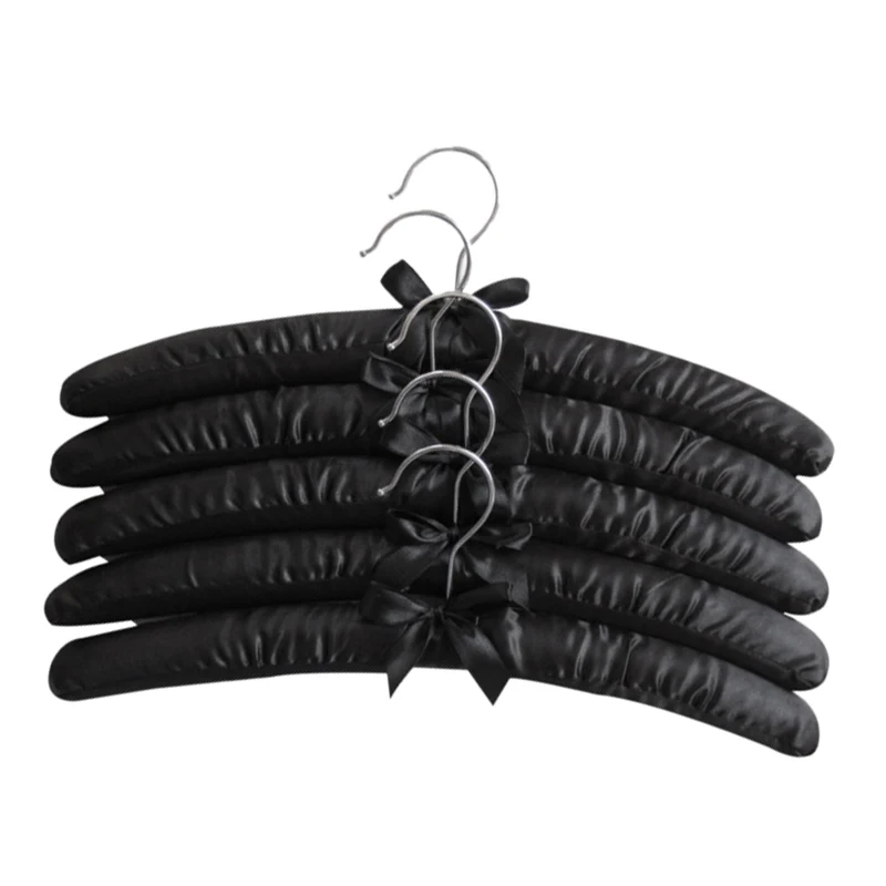 15 Inch Large Satin Padded Hangers,Silk Hangers For Wedding Dress