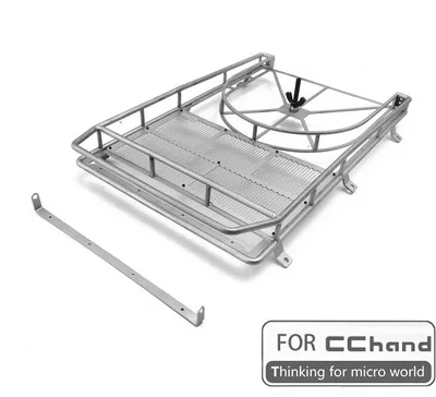 Металлический багажник на крышу Для осевой CC ручной SCX10 90046/90047 cherokee RC игрушечный автомобиль - Цвет: metal roof rack S