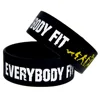 New Design Punk Everybody Fit NO PAIN NO GAIN Silicone Bracelet For Men Fashion Outdoor Basketball Wristband Friendship Gift ► Photo 2/6